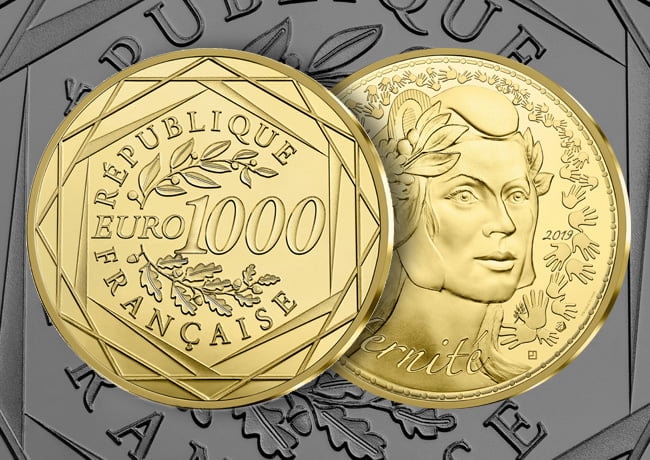 Pièce 1000 Euros Or