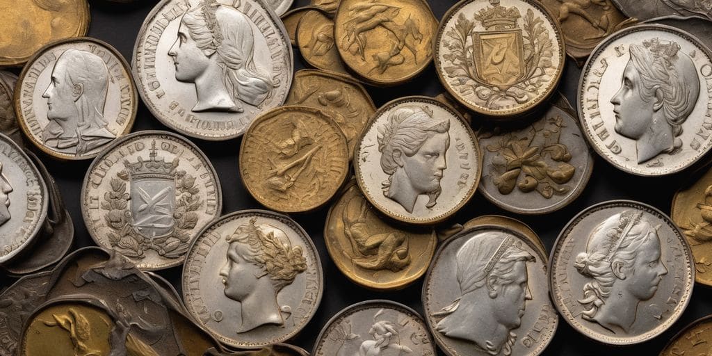 valuable French franc coins