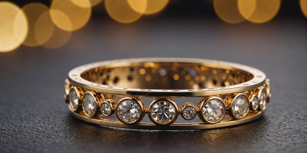 Bijoux en or 24 carats éclat brillant et pur.