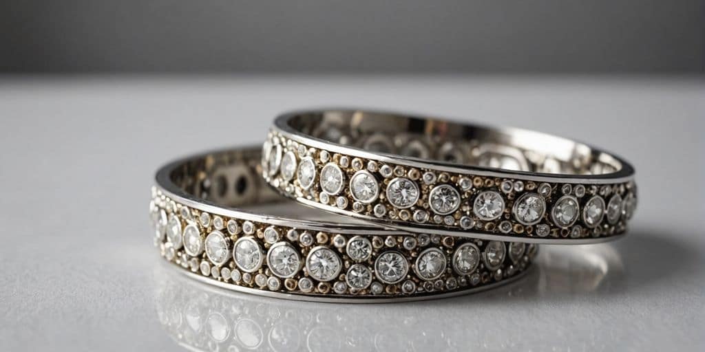 Bijoux en argent et en or blanc