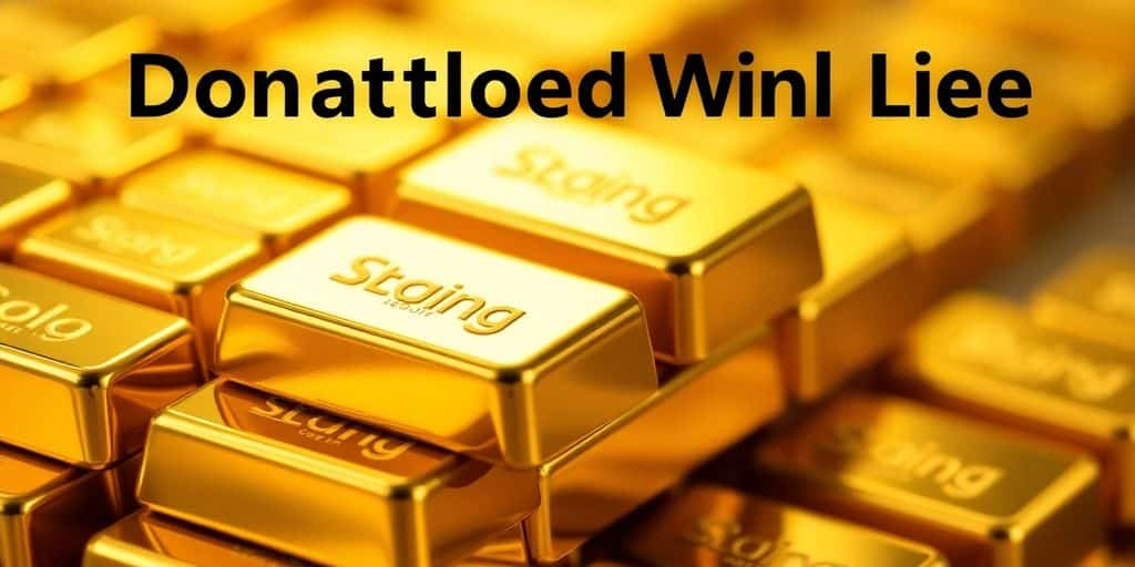 Des barres d'or empilées brillantes.