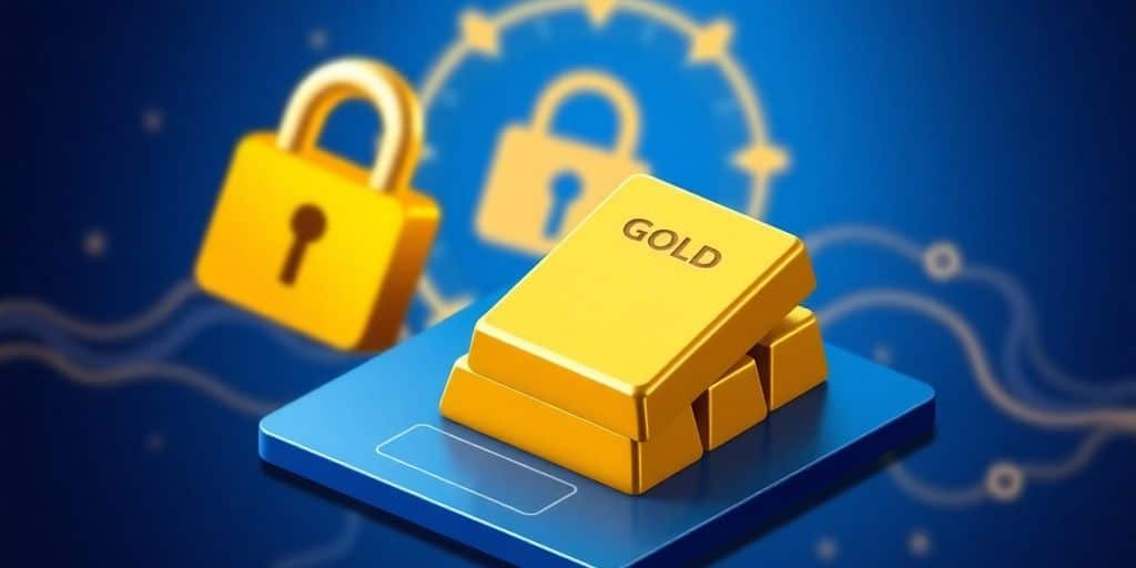 Plateforme sécurisée pour vendre un lingot d’or.