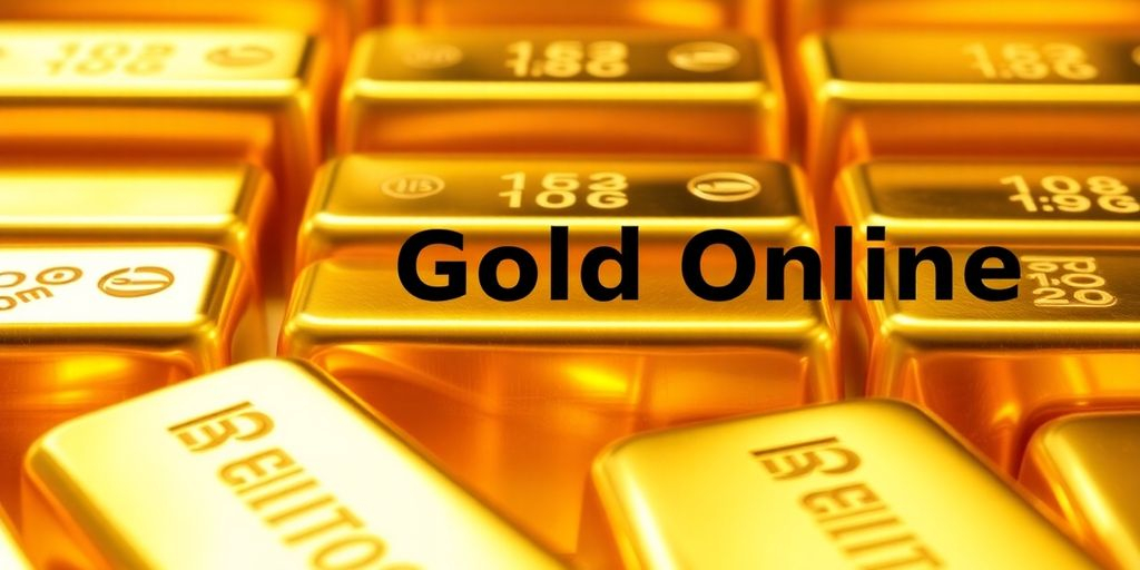 Des barres d'or brillantes et bien rangées.