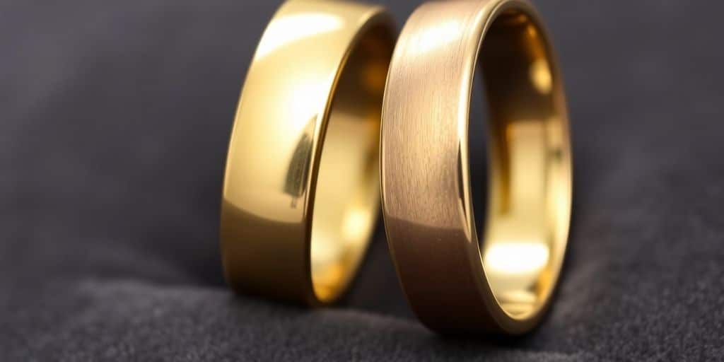 Deux bagues en or, 24 carats et 18 carats.