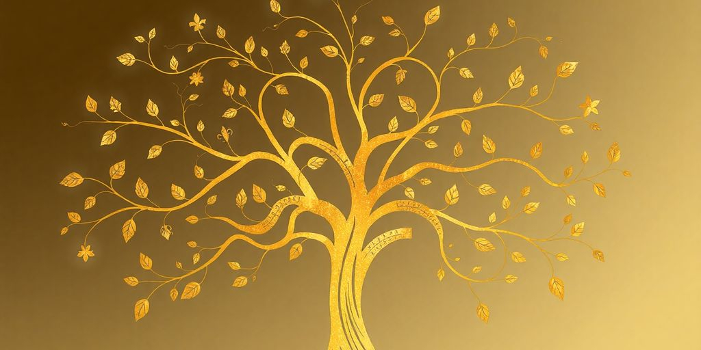 Arbre généalogique illustrant la succession familiale.