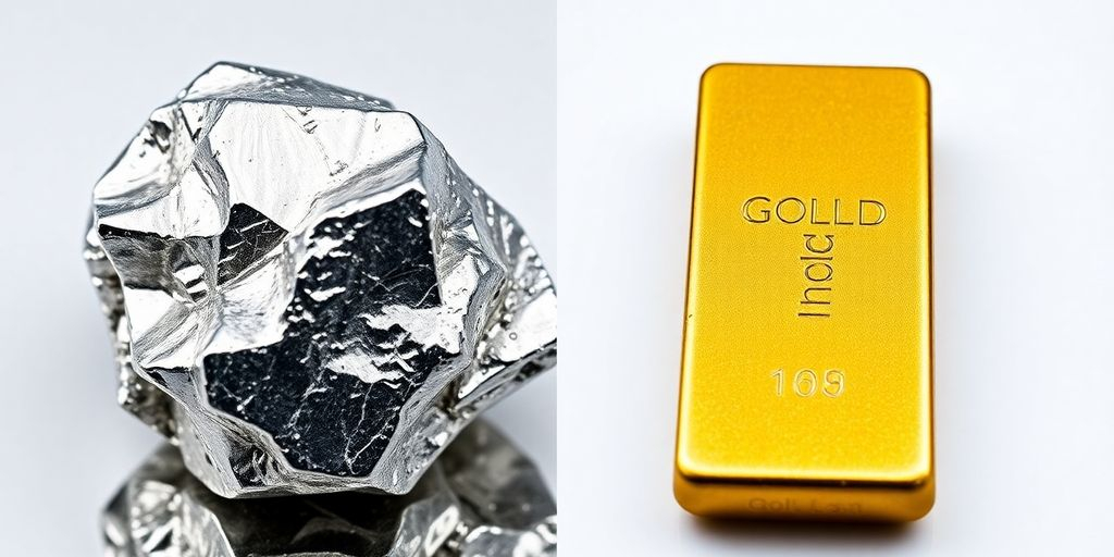 Image de palladium et or
