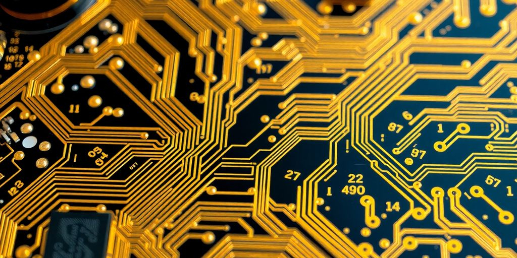 Circuits en or dans des technologies modernes.