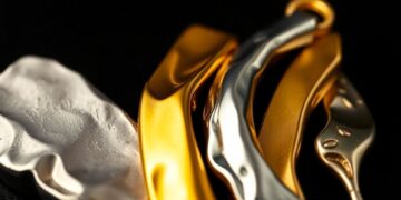 Métaux brillants qui ne s'oxydent pas.