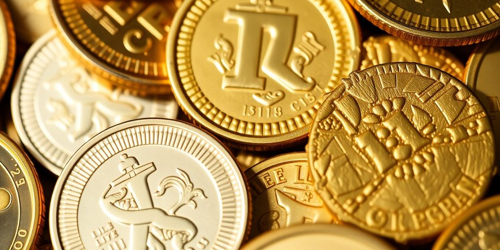 Différence entre pièces d'or frappées et coulées.