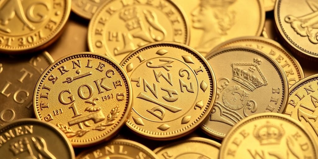 Coins d'or impériales et royales de France.