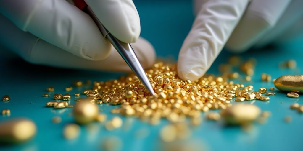 Méthodes de test de pureté de l'or dentaire.