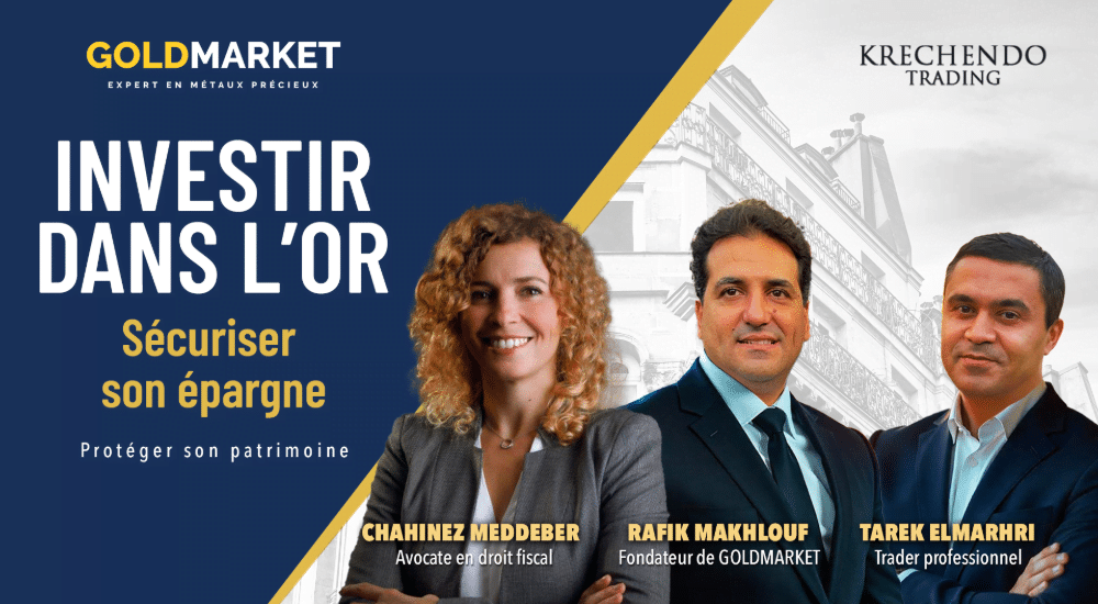 Conférence en ligne - Investir dans l'Or - Rafik MAKHLOUF