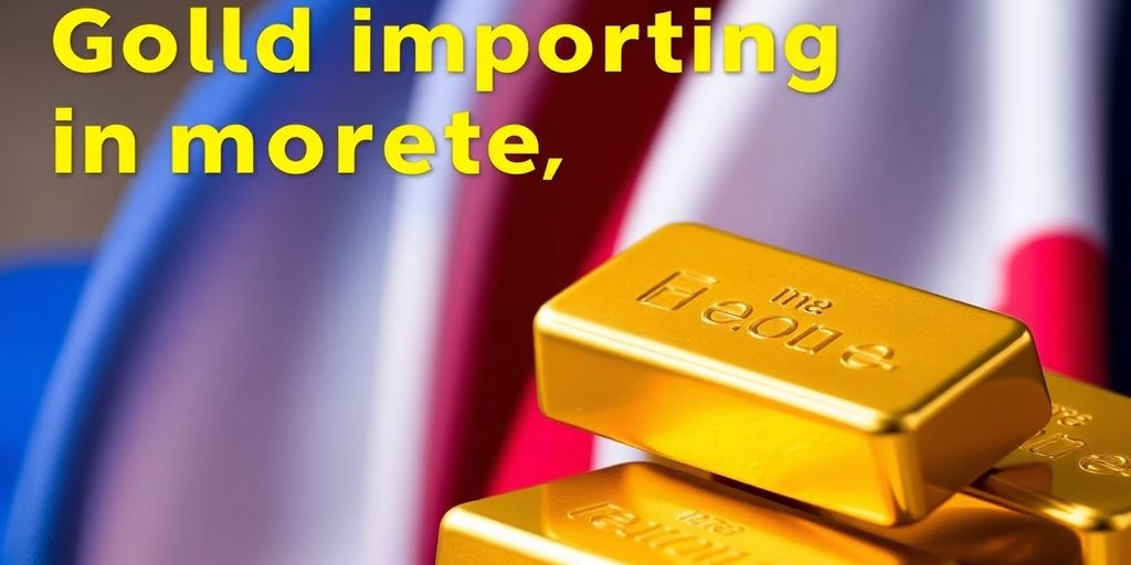 Lingot d'or avec drapeau français en arrière-plan.