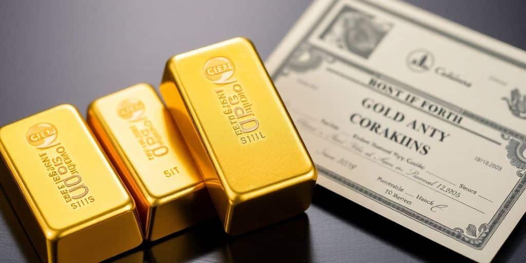 Différence entre l'or physique et les actions aurifères