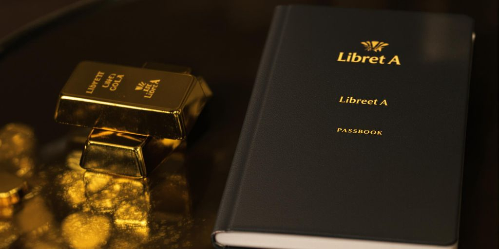 Livret A et lingots d'or empilés