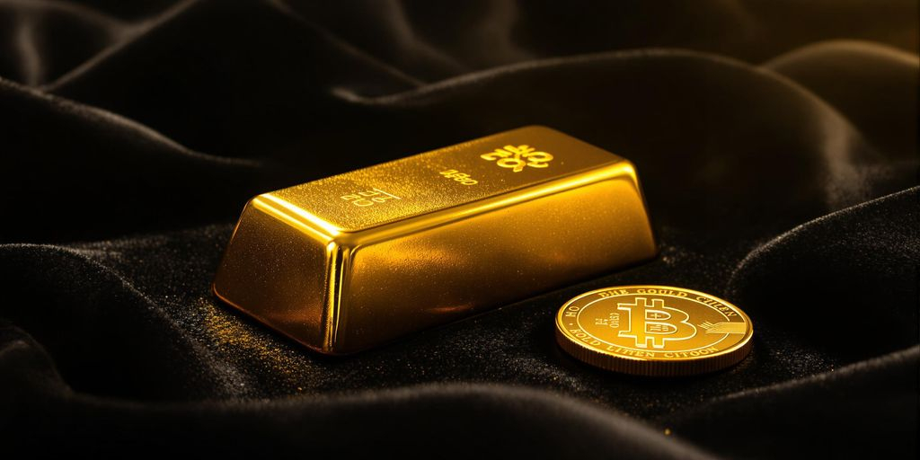 Un lingot et une pièce d'or