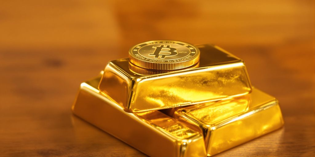 Lingots d'or empilés, pièce brillante sur bois.