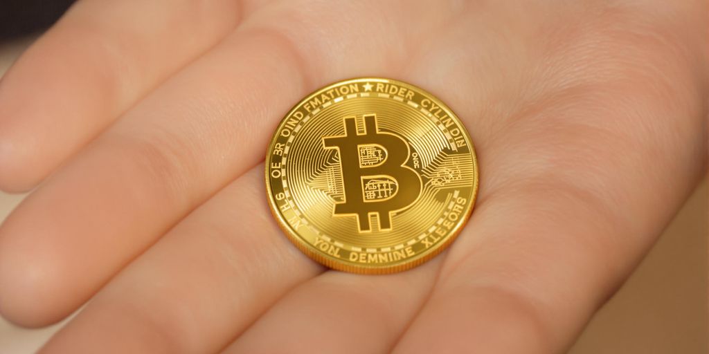 Pièce d'or, main, évaluation, service, gratuit