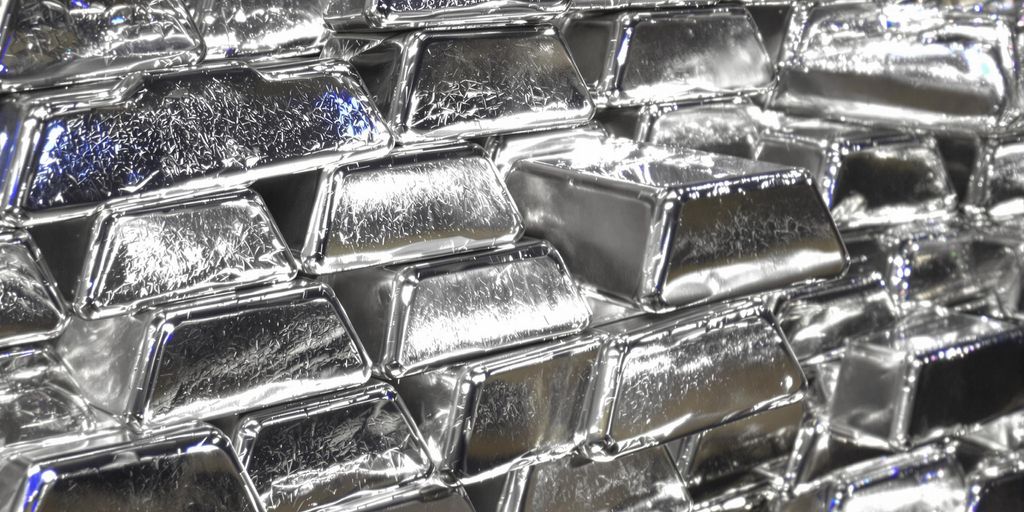 Marché argent vif lingots