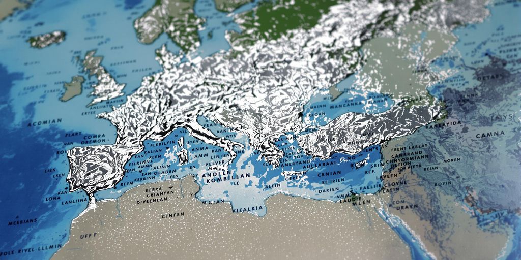 Carte du monde avec des gisements d'argent.