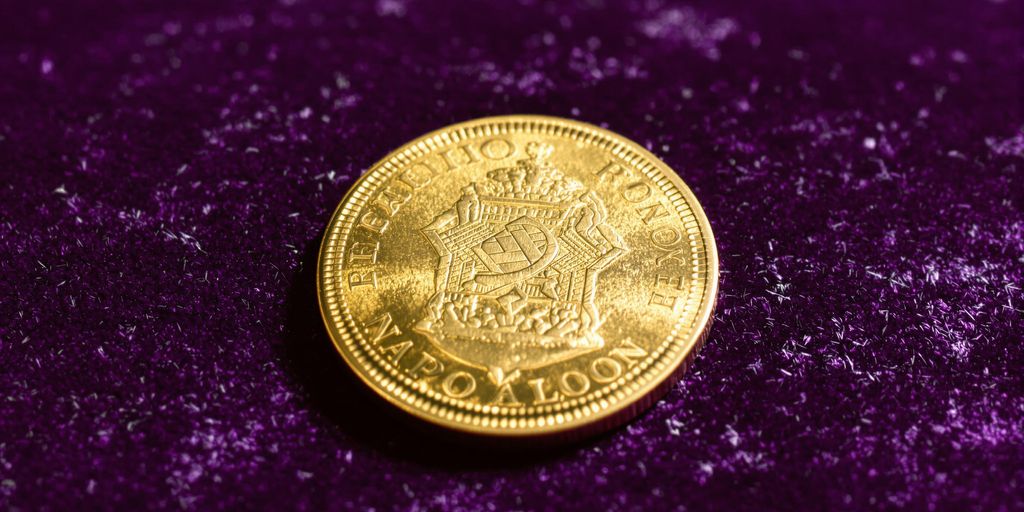 Pièce Napoléon or brillante