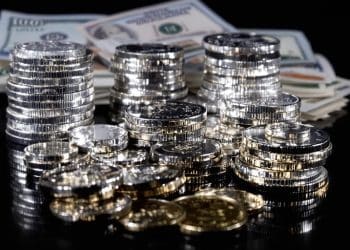 Pièces, lingots et billets d'argent