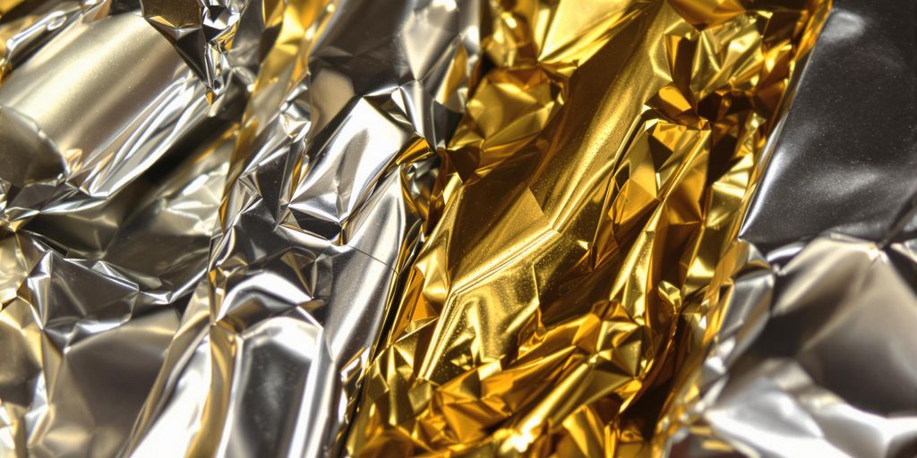 Métaux brillants aux côtés de l'argent.