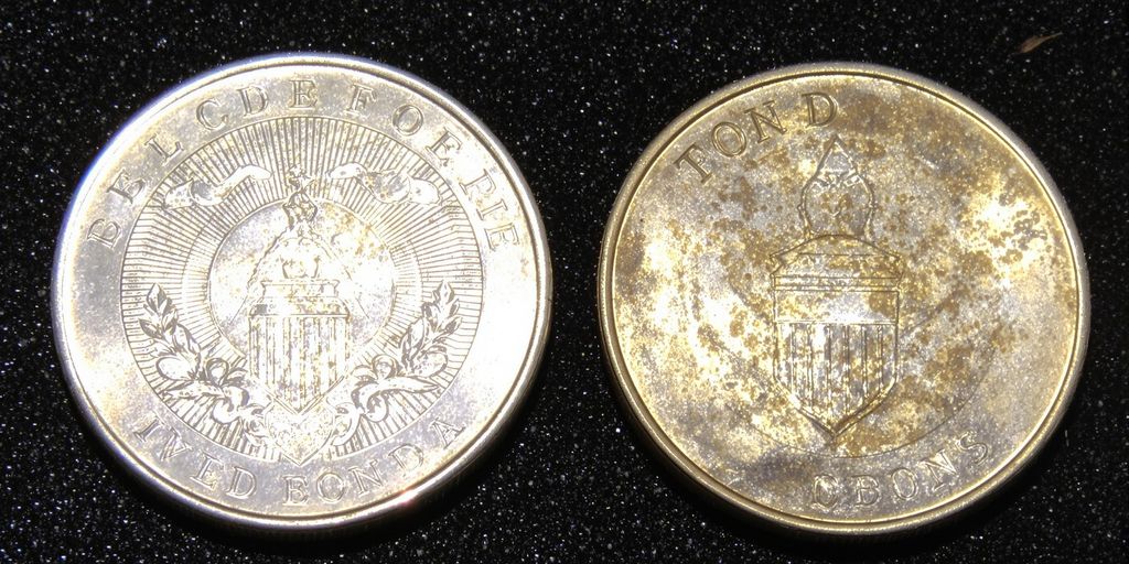 Pièces argent, moderne et ancienne.
