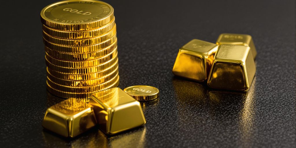 Pièces d'or et lingots