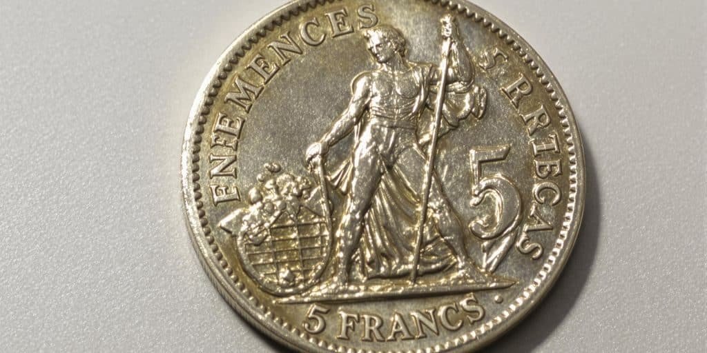 Pièce de 5 francs Semeuse en argent