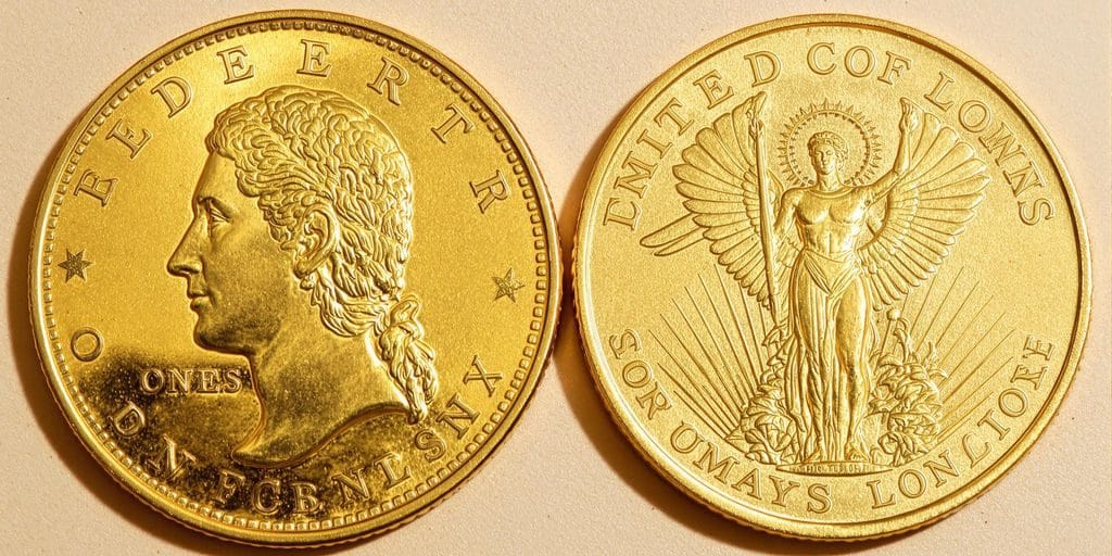 Vreneli et Napoléon dorés côte à côte.